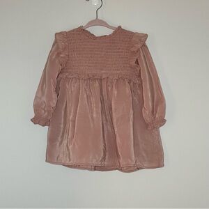 Zara Dusty Pink Ruched Dress 12-18M